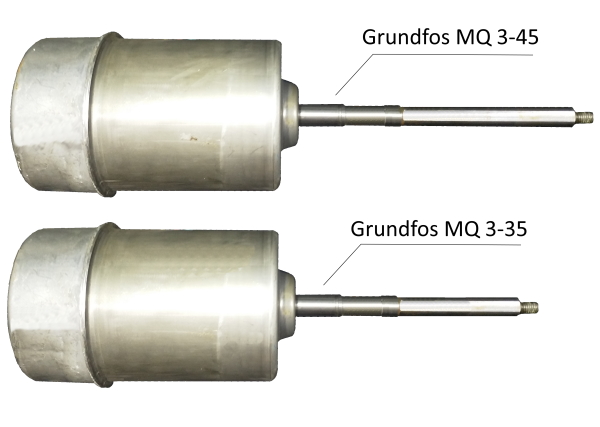 электродвигатель насоса Grundfos MQ3-35 и Grundfos MQ3-45